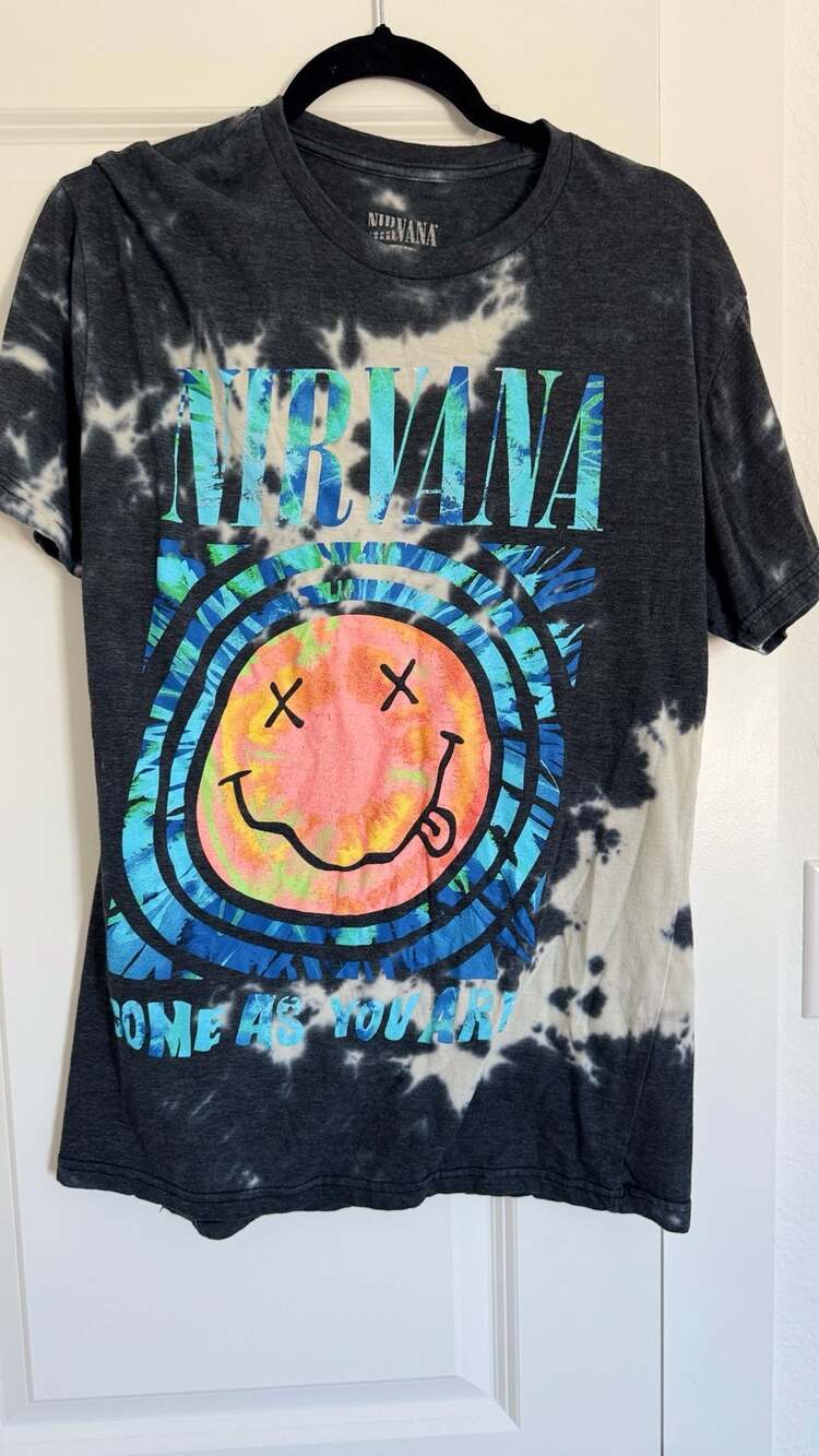 Nirvana Come As You Are Tie Dye T-Shirt